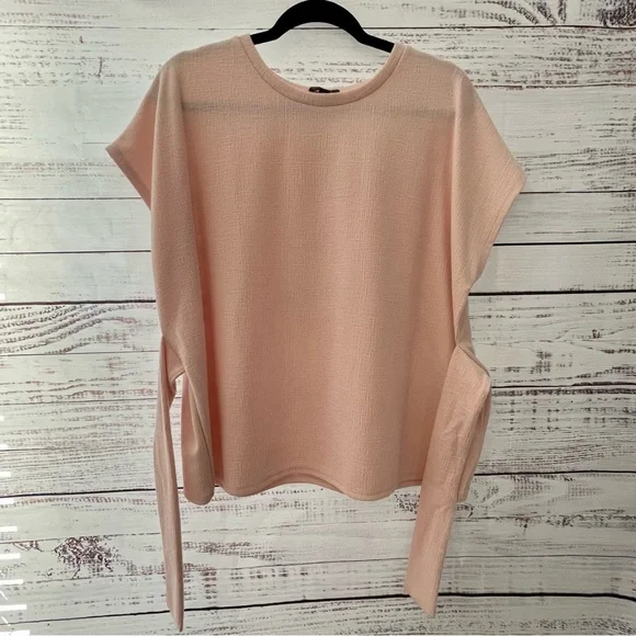 Elegant Pink Bow-Knot Women Top - Picture 2 of 5